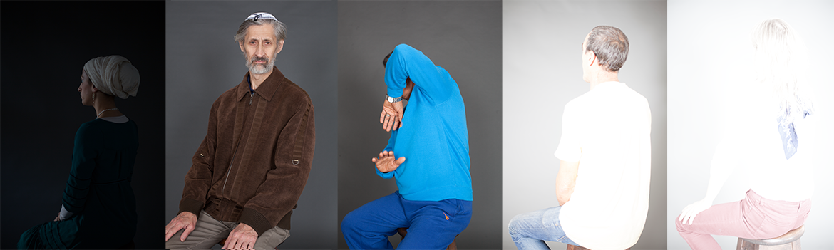 Image of five images that are dark to light by Gabriella Willenz
