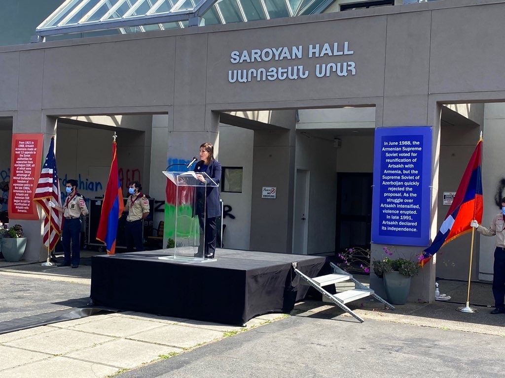 Lt. Governor Eleni Kounalakis Condemns Acts of Hate against Armenian Community
