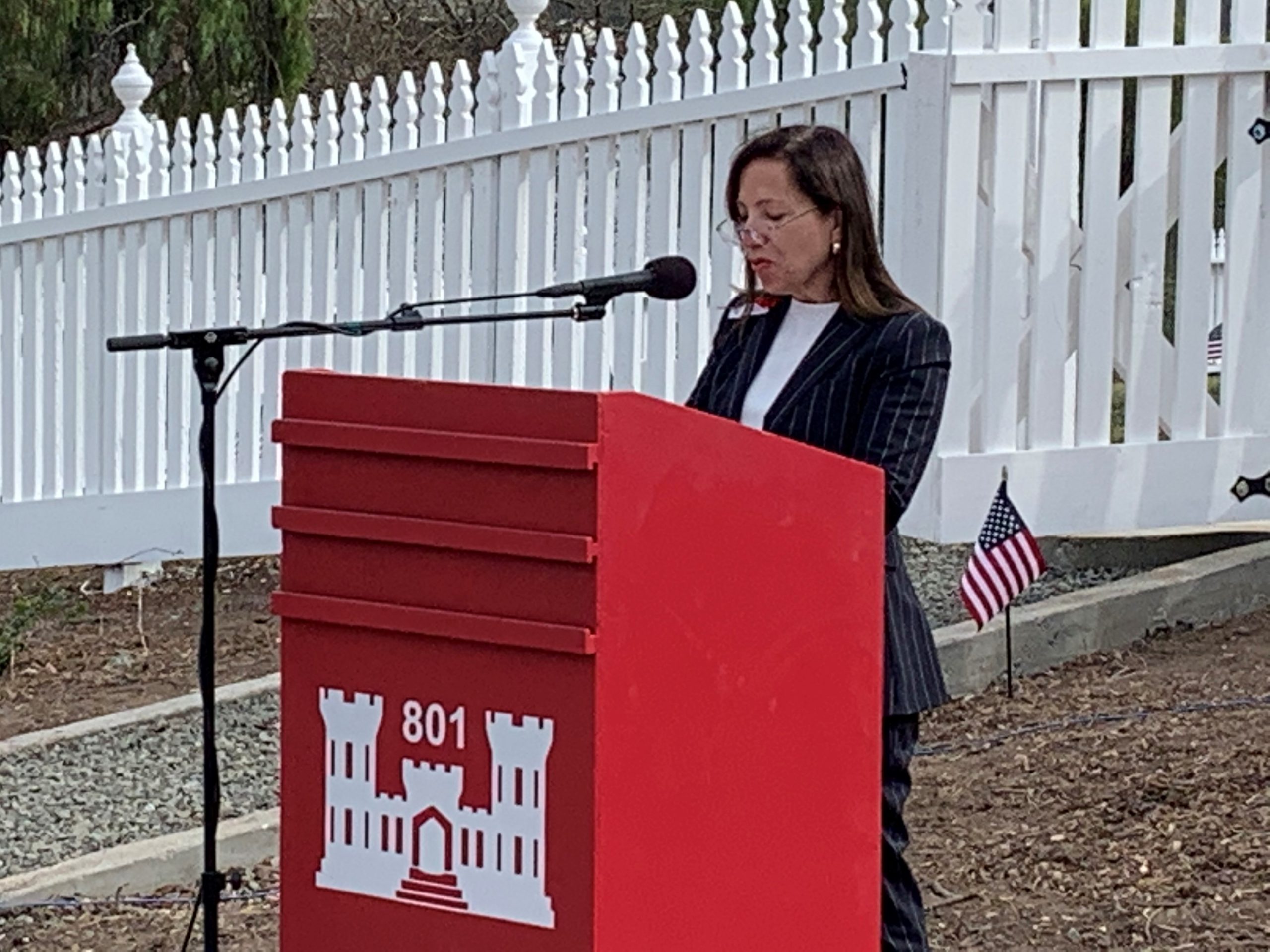 Lt. Governor Kounalakis at Mare Island Naval Cemetery on Veteran’s Day
