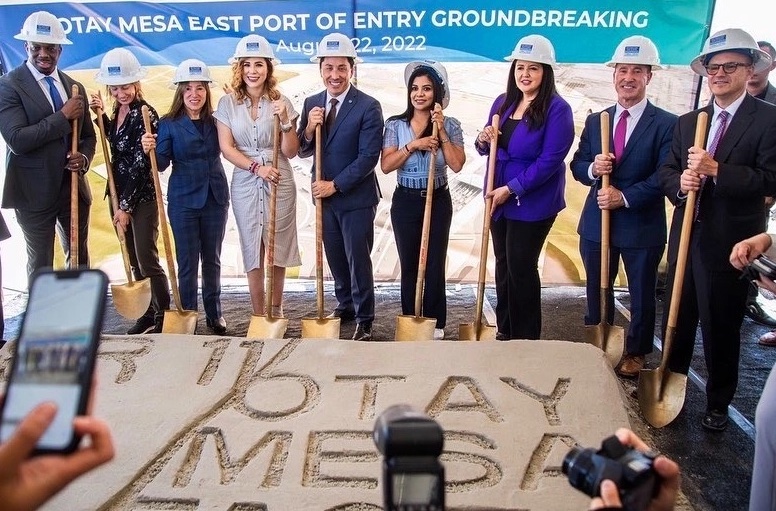 Image of Lt. Governor Kounalakis, Mayor Todd Gloria and other officials at the ground breaking ceremony