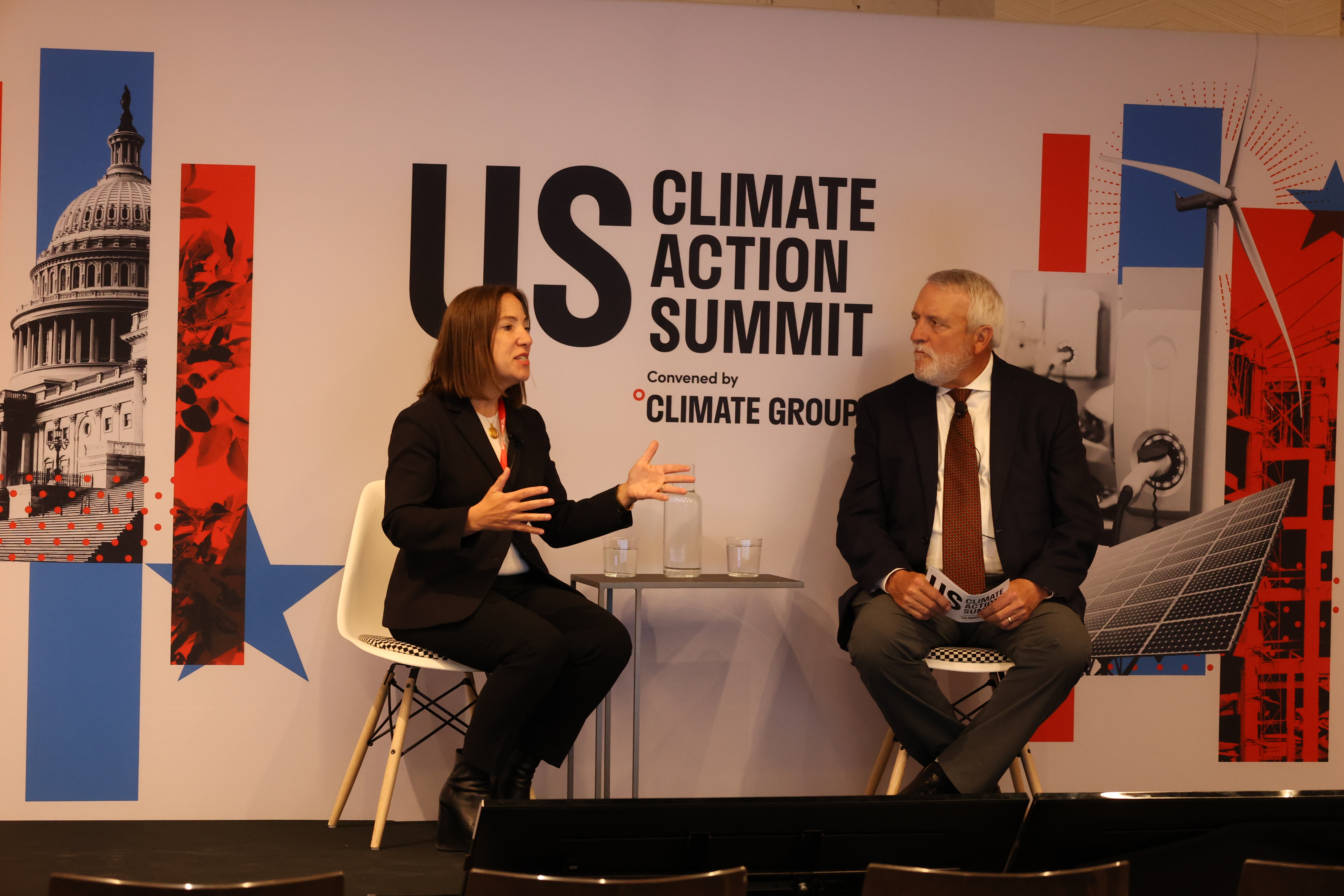 Image of Lt. Governor with Governor of Colorado Bill Ritter at US Climate Action Summit