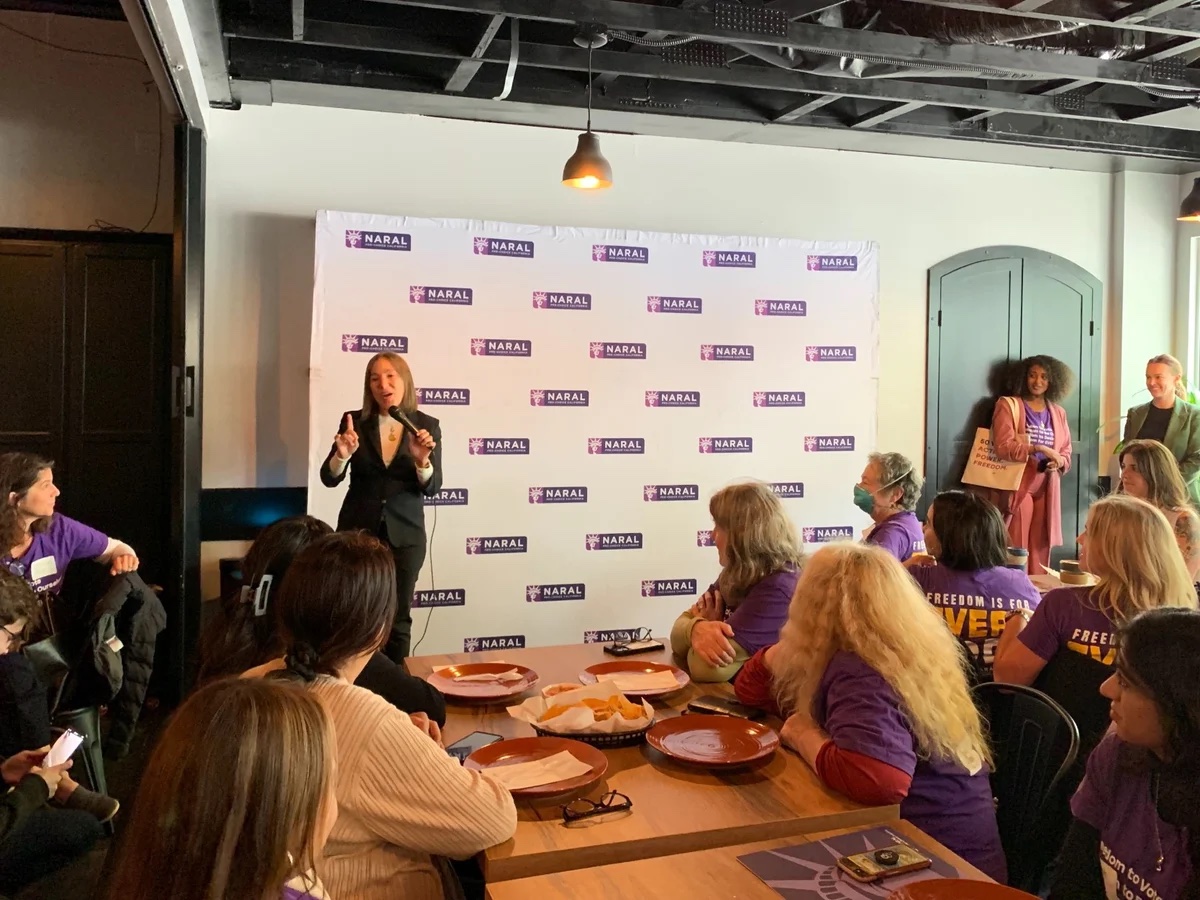 Image of Lt. Governor at NARAL event