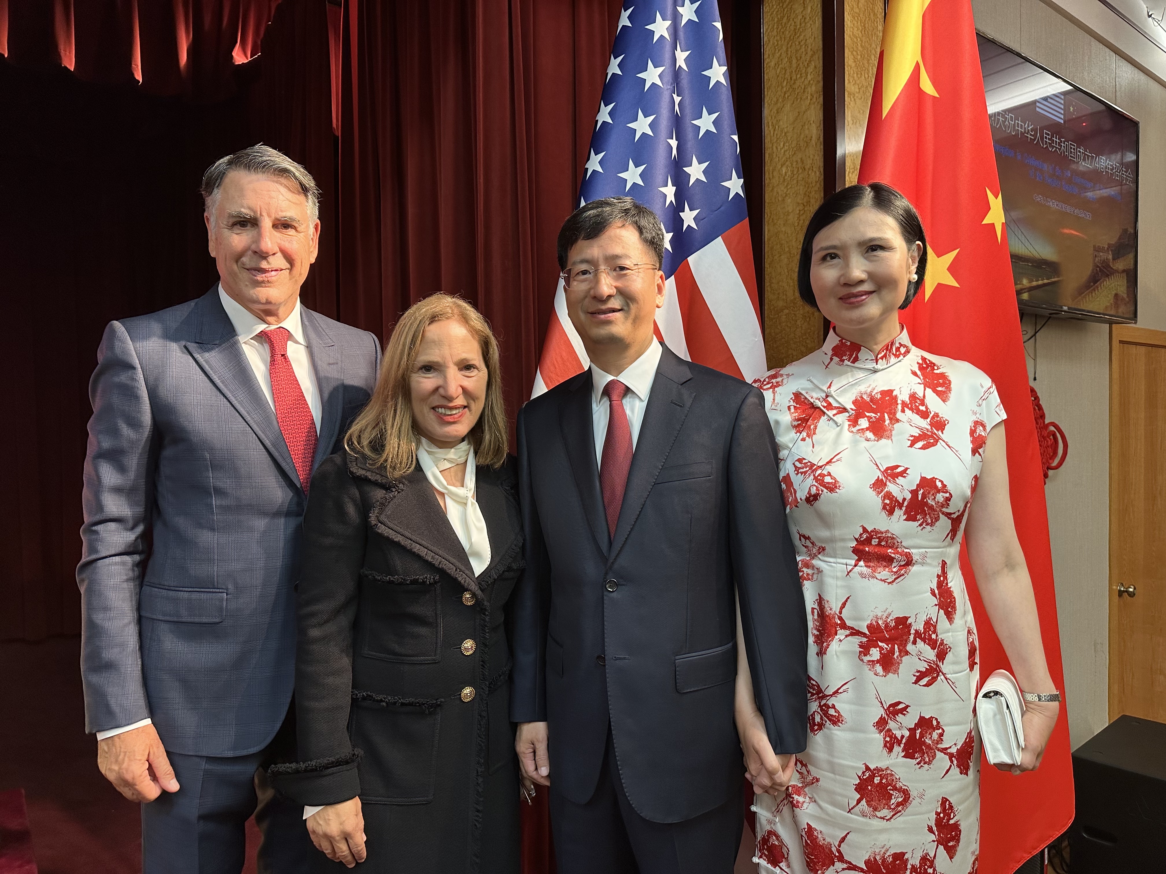 Image of Lt. Governor Kounalakis at the 74th Anniversary of the People’s Republic of China