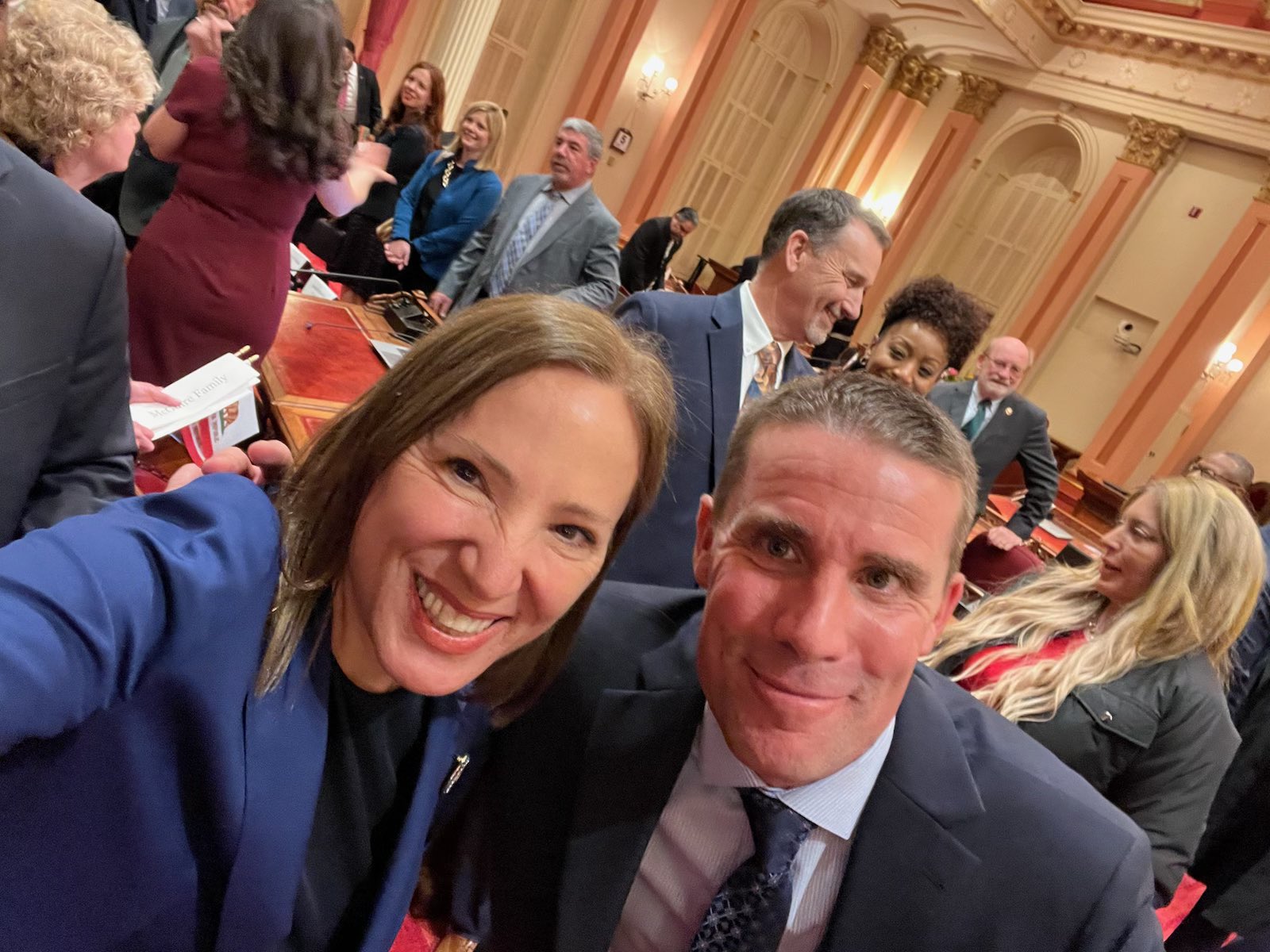 Image of Lieutenant Governor Kounalakis and Senator Mike McGuire