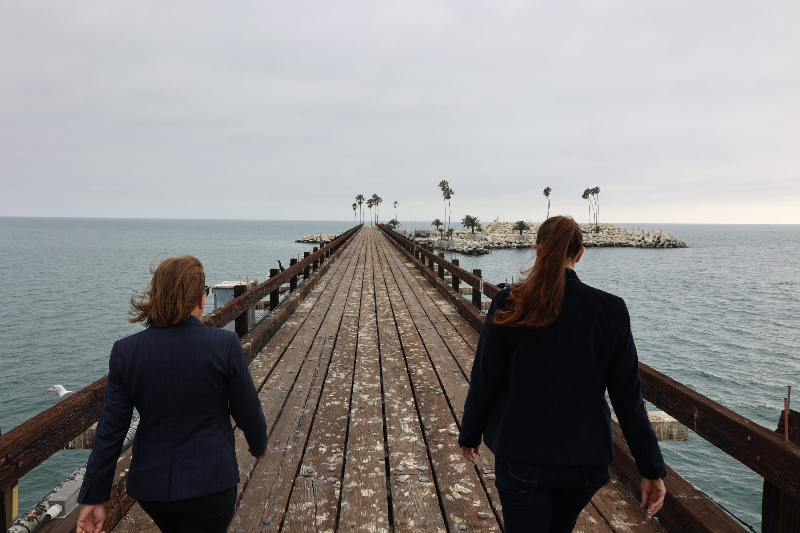 Image of Lt. Governor visiting Rincon Island